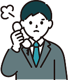 電話をしているサラリーマン